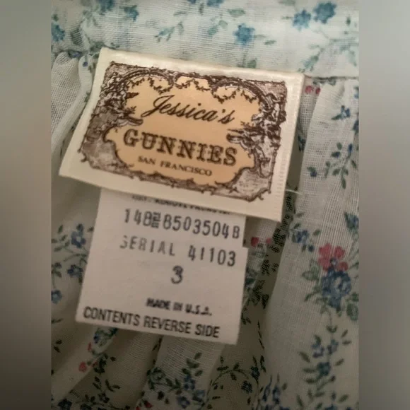 Vintage Jessica’s Gunnies prairie skirt sz 3 - Picture 7 of 8